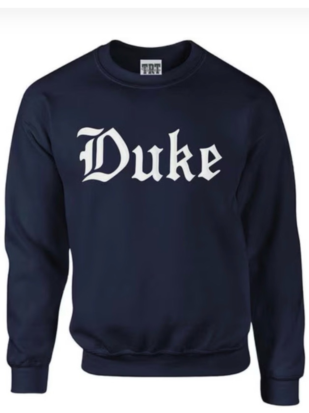 Duke Champion Men’s Navy Blue with white writing - large